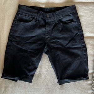 Black Denim Levi’s 511 Shorts - lightly used